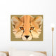 Low Poly Cheetah Vector Wall Decal