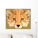 Low Poly Cheetah Vector Wall Decal