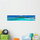 Bora Bora Lagoon Wall Decal Panoramic Wall Decal