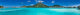 Bora Bora Lagoon Wall Decal Panoramic Wall Decal