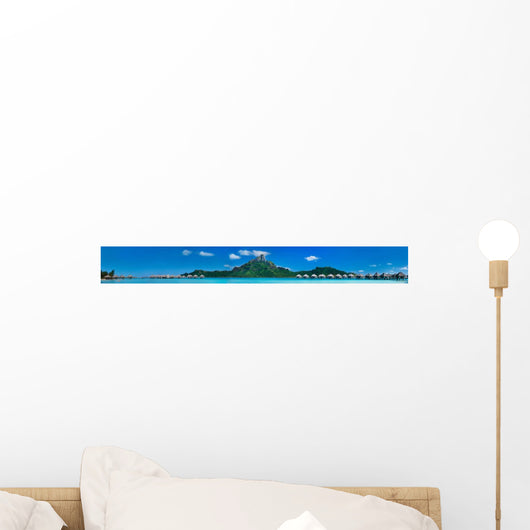 Bora Bora Islands Wall Decal Panoramic Wall Decal