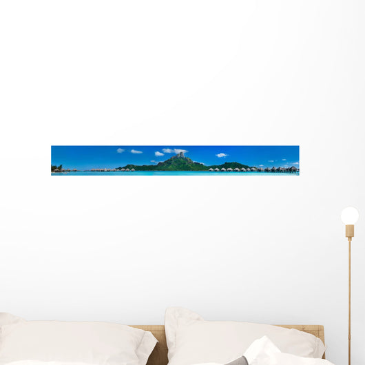 Bora Bora Islands Wall Decal Panoramic Wall Decal