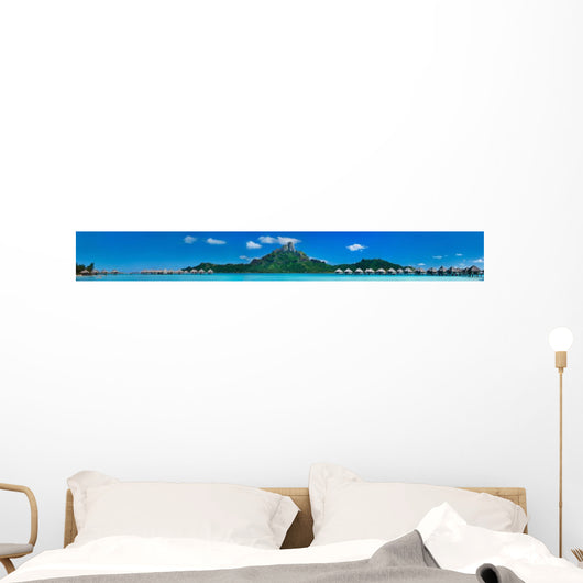 Bora Bora Islands Wall Decal Panoramic Wall Decal