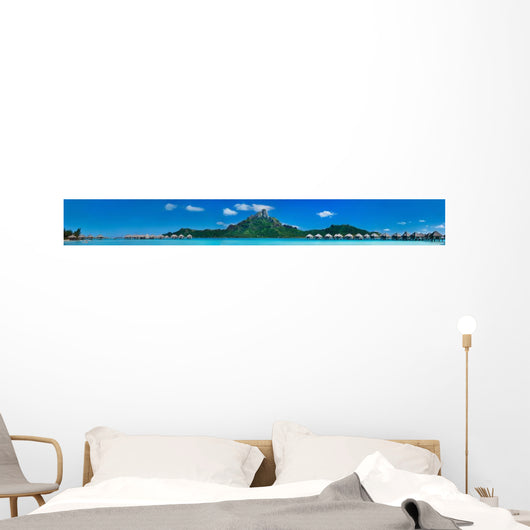 Bora Bora Islands Wall Decal Panoramic Wall Decal