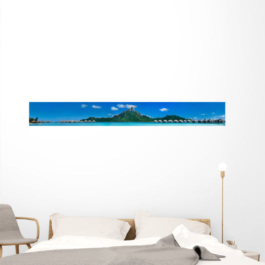 Bora Bora Islands Wall Decal Panoramic Wall Decal