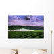 Tea Plantation Landscape Wall Decal