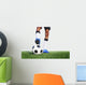 Soccer Ball with Feet Wall Decal