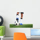 Soccer Ball with Feet Wall Decal