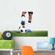 Soccer Ball with Feet Wall Decal