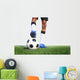 Soccer Ball with Feet Wall Decal