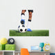 Soccer Ball with Feet Wall Decal