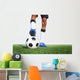 Soccer Ball with Feet Wall Decal