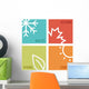 Season Icons Vector Illustration Wall Decal