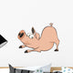 Pig Cartoon Wall Decal