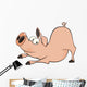 Pig Cartoon Wall Decal