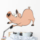 Pig Cartoon Wall Decal