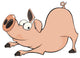 Pig Cartoon Wall Decal