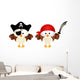 Pirates Owls Wall Stickers Wall Decal