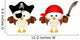 Pirates Owls Wall Stickers Wall Decal