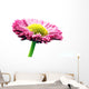 Fresh Pink Daisy Flower Wall Decal Design 2