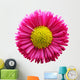 Fresh Pink Daisy Flower Wall Decal Design 1