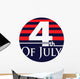 4th July Icon Wall Decal