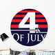 4th July Icon Wall Decal