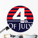 4th July Icon Wall Decal