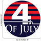 4th July Icon Wall Decal
