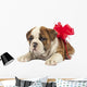 Puppy Present Wall Decal