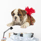 Puppy Present Wall Decal