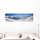 180 Panorama Silvretta Skigebiet Wall Decal