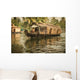 Traditional Indian houseboat Wall Mural