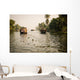 Traditional Indian houseboat Wall Mural