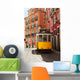 Tram Narrow Street Alfama Wall Decal
