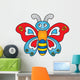 Vector Cute Butterfly Cartoon Wall Decal