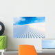 Groomed Ski Piste Wall Decal