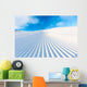 Groomed Ski Piste Wall Decal