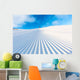 Groomed Ski Piste Wall Decal