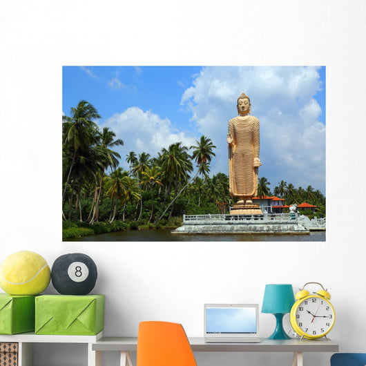 Peraliya Buddha Statue Hikkaduwa Wall Decal