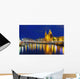 Night Amsterdam Canal and Wall Decal