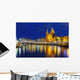 Night Amsterdam Canal and Wall Decal