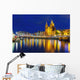 Night Amsterdam Canal and Wall Decal