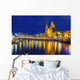 Night Amsterdam Canal and Wall Decal
