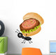 Ant Carrying Burger Wall Decal