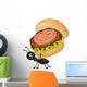 Ant Carrying Burger Wall Decal