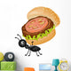 Ant Carrying Burger Wall Decal