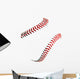 Baseball Stitches Wall Decal