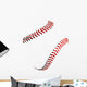 Baseball Stitches Wall Decal