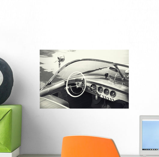Small Luxury Boat Floating Wall Decal